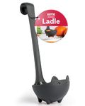 New!! Katie Cat Soup Ladle by OTOTO - Black Cat, Cooking Gifts, Gifts for Cat Lovers - Cat Gift, Cute Kitchen Accessories, Funny Kitchen Gadgets, Fun Gifts, Gravy Ladle (Katie Cat, Black)