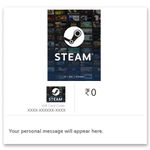 Steam Online E-Gift Card- RS 150