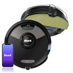 Shark AI Laser Navigation Ultra Robot 2-in-1, Ultra-Powerful Whole Home Vacuum, Ultra Sonic Mopping and UltraClean, Black/Mocha, RV2620WDCA (Canadian Version)