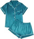 LILLUSORY Silk Satin Pajama Set for