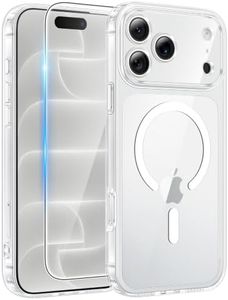 FNTCASE for iPhone 18 Pro Max Case / 17 Pro Max Case, Fit for Magsafe Clear