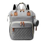 OBABY Baby Diaper Bag | Mother Bag Maternity Backpack Cum Tote bag | Spacious Waterproof Backpack with Multiple Pockets to Easily Organise Baby Essentials Diaper Backpack (Matte Grey)