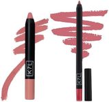 K7L Nude Pink Matte Lipstick and Pink Lip Liner - Waterproof and Smudgeproof