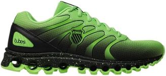 K-Swiss Men's Tubes 200 Training Shoe, Green Flash/Black, 11.5 M