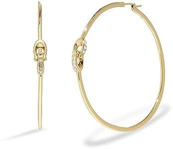 Coach Women's Signature C Hoop Earrings