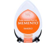 Tsukineko Memento Dew Drop Ink Pads for Stamping - Orange, Tangelo - Small - Translucent - Waterproof, Archival - Embossing