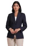 PERFECT PRODUCTIONS Blue Classic Blazer, Blazer for Women, Formal Blazer,Classy Blazer for Women.