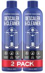 CLEANBEAN (2 Bottles) Universal Descaling Solution - Effective Coffee Maker Cleaner Compatible with Delonghi, Keurig, Nespresso, Breville, Ninja, Easy-to-Use Liquid Coffee Machine Descaler - 4 Uses