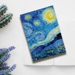 Be Birbal Collectables Starry Night Plain Journal Diary A5, 100 Pages (Van Gogh Painting)