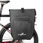 Waterproof Bike Panniers Bag 27L,Road Mountain Ride Bike Rear Bag with Shoulder Strap Bcycle Bags