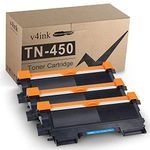 V4INK 3 Pack New Compatible Brother TN420 TN450 Toner Cartridge for Brother HL-2240 HL-2240D HL-2270DW HL-2280DW MFC-7360N MFC-7860DW Brother IntelliFax-2840 2940 DCP-7060D DCP-7065DN Printer