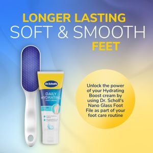 Dr. Scholl’s Nano Glass Foot File – Gentle Callus Remover