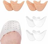 8 Pcs Toe Caps Soft Toe Protectors Silicone Toe Pads Gel Ballet Pointe Pads Toe Sleeves Tip Protectors High Heels Toe Cap Protectors with Breathable Hole