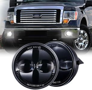 Z-OFFROAD 4.5 Inch 48W LED Fog Lights Assembly Compatible with 2007-2014 Ford Expedition 2008 2009 2010 2011 Ford Ranger - 1 Pair