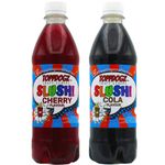 TOPPDOGZ Slush Syrup 2 x 500ml Cherry & Cola Home Slushie Syrup