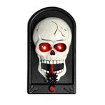 Widdle Gifts Halloween Scary Light Up Musical Doorbell Skull, Witch or Pumpkin (Skull)