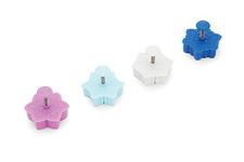 Fox Run 48741 Intricate Assorted Winter Snowflake Pastry/Cookie/Pie/Fondant 2" Stamper and Cutters 2", Set of 4, Multi-Color