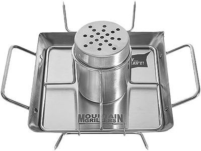 MOUNTAIN GRILLERS Beer Can Chicken Roaster Stand - Stainless Steel Holder - Barbecue Rack for The Grill, Oven or Smoker - Dishwasher Safe - Includes 4 Vegetable Spikes