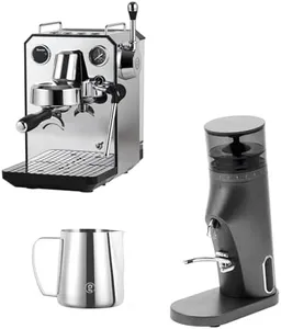 Gemilai Espresso Machine & Coffee Grinder& Milk Frothing Pitcher for Cappuccino, Latte