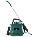 HASTHIP® 5L Electric Agriculture Sprayer - with Watering Can & 3m Pipe & 2 Nozzles - USB Rechargeable Sprayer Pump - Portable Sprayer with Telescopic Wand for Gardening Greenhouse Planting Bush Flower