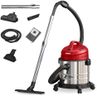 Eureka Forbes Wet & Dry Armor Vacuum Cleaner | 22 kPa High Power Suction | Blower Function | 20 litres Tank Capacity | High Strength Stainless Steel Body | 7 Multipurpose Accessories