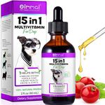 15 in 1 Dog Multivitamin Drops for Dogs - Daily Multivitamin Dog Vitamins and Supplements - Helps with Immune System, Skin and Coat, Heart & Joint Function