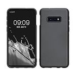 kwmobile Case Compatible with Samsung Galaxy S10e Case - Soft Slim Metallic TPU Silicone Cover - Metallic Grey