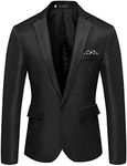 ETHKIA Mens Floral Tuxedo Jacket Shawl Lapel Suit Blazer Jacket Mature Blazer Men Casual Timeless Elegance Relaxed Fit Formal Prom Blazers and Sport Coats