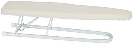 Household Essentials Basic Sleeve Mini Ironing Board | Natural Cover and White Finish | 4.5" x 20" Ironing Surface