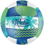 Wahu 100% Waterproof Soft Beach Volleyball for Play in and Out of Water, Outdoor Regulation Size 5 Volleyball for Beach and Pool, Green