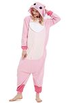 RANSUU Stitch Onesies Adult Costume Angel Pyjamas Women Men Carnival Christmas Nightwear Animal Halloween Unisex Cosplay Pink M