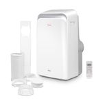 Inventor Portable Air Conditioner Magic 4-1, Powerful 9000BTU Mobile AC, Dehumidifier, Cooling, 3 fan speeds Digital Display, Remote, Window Kit, 24 Hr Timer for 217ft[Energy Class A] (WEE/MM0449AA)