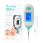 Frida Baby Rectal Thermometer for Babies, Digital Fever Thermometer for Babies, Newborns & Infants, Quick & Accurate Temperature Check, Water Resistant, Clear Case, Memory Holds Last 10 Readings
