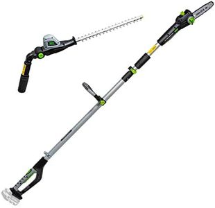 Murray 1697223 Potatore Telescopico a batteria da 18 V agli ioni di litio da 20 cm e tagliasiepi da 41 cm, solo corpo, tubo telescopico, senza batterie o caricatore, Console