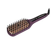 Remington Pro Thermaluxe 2-in-1 Heated Straightening Brush, Purple, 1.8 Pound