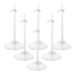 Milisten 12Pcs Doll Stand Transparent Doll Stand Plastic Doll Display Holder Clear Action Figures Doll Accessories