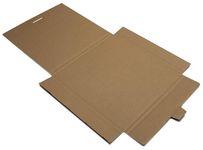 STRONG 12" LP SINGLE RECORD VINYL MAILERS SHIPPING POSTAL CARDBOARD BOXES (50, BROWN)