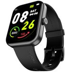 Noise Pulse 2 Max 1.85" Display, Bluetooth Calling Smart Watch, 10 Days Battery, 550 NITS Brightness, Smart DND, 100 Sports Modes, Smartwatch for Men and Women (Jet Black)