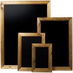 Framed Chalkboard/Blackboard, A2, Dark Oak, (62.4 x 45 x 1.5cm)