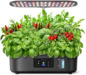 GOLUMUP Hydroponics Growing System 13 Pods Hydro Indoor Herb Garden with LED Light, Plants Germination Kit with Auto Timer, Smart Indoor Gardening System Gardening Gifts for Women
