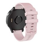 ISABAKE Band for Garmin Vivoactive 4,Quick Fit 22mm Replacement Watch Straps, Compatible with Samsung Galaxy 46mm/Gear S3 Frontier/Classic/Fossil Gen 5,Fitness WristBand(Pink)