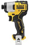 DEWALT 12V MAX XTREME Compact Cordless Impact Driver, Brushless 1/4 in, With Precision Drive Technology (DCF801B) (Tool Only)