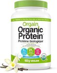 Orgain Organic Plant Based Canadian Protein Powder, Vanilla Bean - Vegan, Lactose Free, Gluten Free, Dairy Free, No Sugar Added, Soy Free, Kosher, Non-GMO, 920 g (Pack of 1)