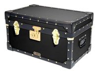 Mossman Tuck Box With Flip Lock, Home, School, Office Storage Solution (Black)