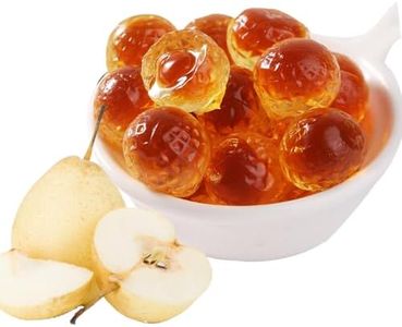 SIJIYUNLI-Sandwich pear jelly gummies 200g/7.05oz Flowing Soft Candy, eating one is equivalent to drinking a cup of pear juice, moistening the voice, relieving fatigue, refreshing breath, suitable for children, middle-aged and elderly people