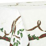 (150cm by 300cm , Holiday Nouveau) - Lenox Holiday Nouveau Table Linens - 152.4cm x 304.8cm Oblong Tablecloth