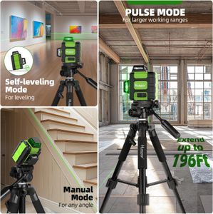 Huepar 360° Laser Level with Adjustable Tripod – Precision Tool