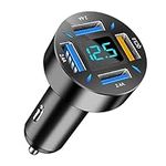 Ankuee 4 Ports USB Car Charger, 66W