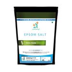 Leanbeing Pure Epsom Salt Crystals IP Grade | 500g (Liver cleansing, Bathing,Relaxation,Pain Relief, Therapeutic Spa Treatment)