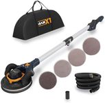 MAXXT 4mm Random Orbital Drywall Sander, Brushless 350W 3.5A Foldable Electric Wall Sander, Sander Tool with 1&2 Mode Suction Switching, Memory Variable Speed, 180° Flex Head, LED Light, Carry Bag